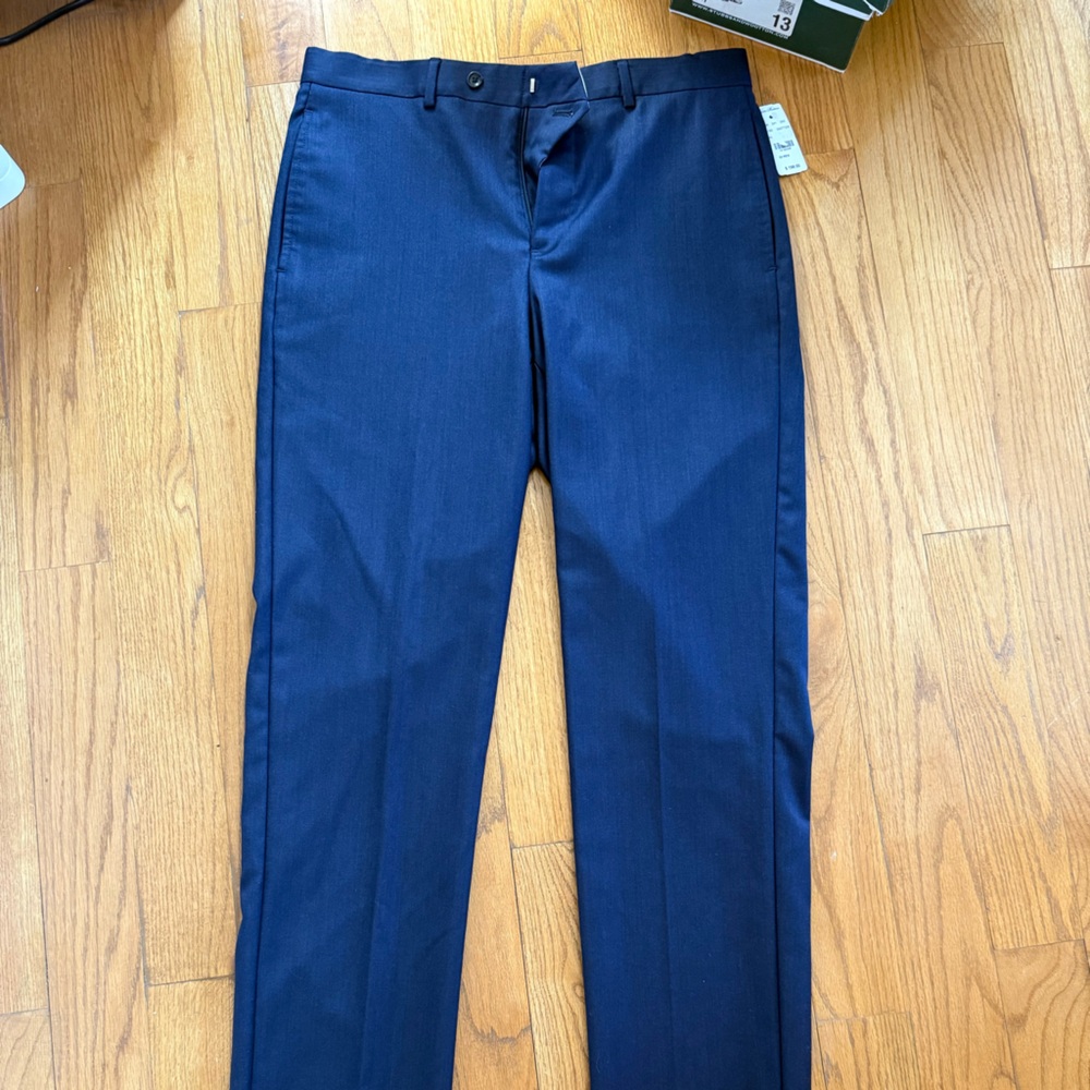 Brooks Brothers Men's Dark Blue Dress Pants